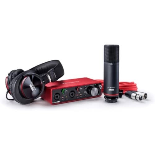 Focusrite Scarlett 2i2 Studio 3rd Gen Usb Audio Interface And Recording Bundle With Pro  P