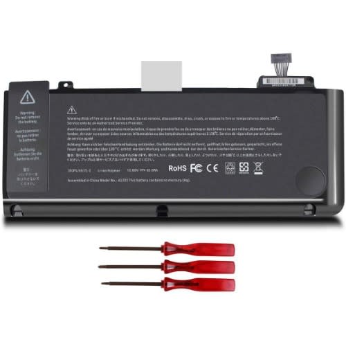 A1322 A1278 Laptop Battery Compatible With Macbook Pro 13 Inch 13" Mid 2012 - Late 2011