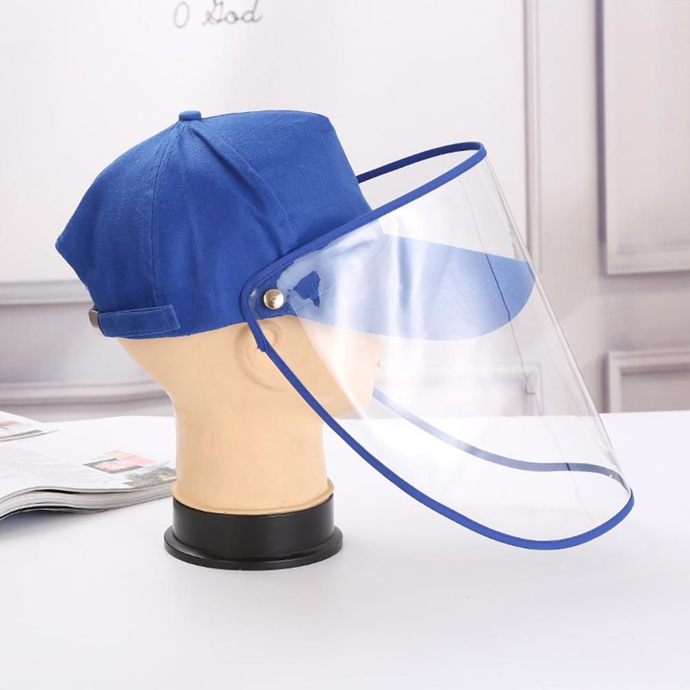Protective Hat Anti-Saliva Anti-Dust Face Protection Detachable Protective Cap