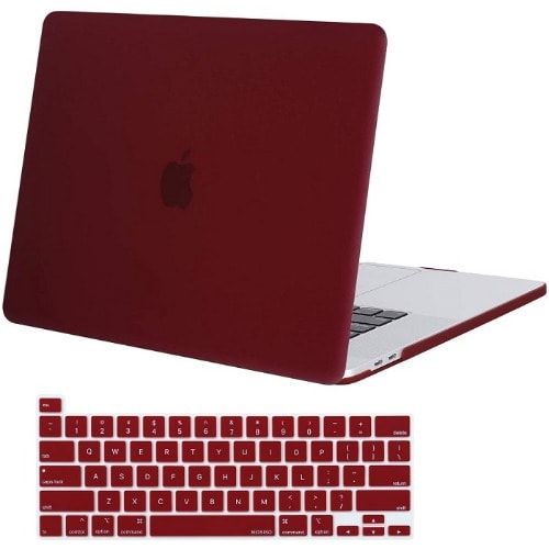 13" MacBook New Pro Case - From 2016 Till Date - Wine Red