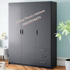 4*6ft Wardrobe, Gray Mordern Design (Lagos,Ibadan, ABk)