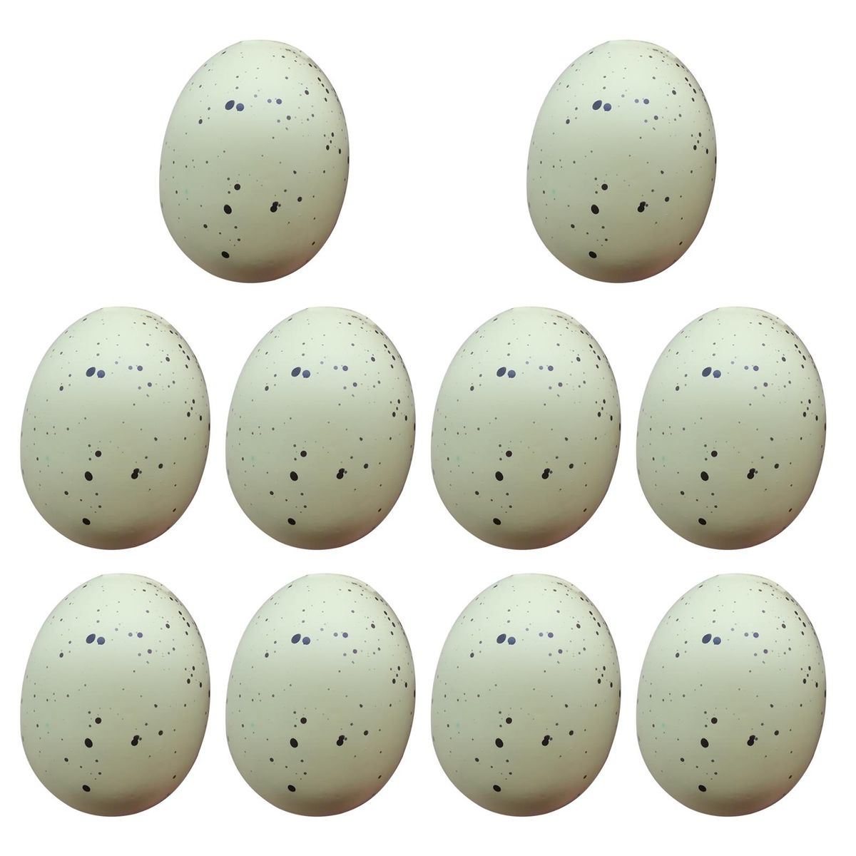 10Pcs Egg Craft Easter Artificial Egg Decoration Yellow