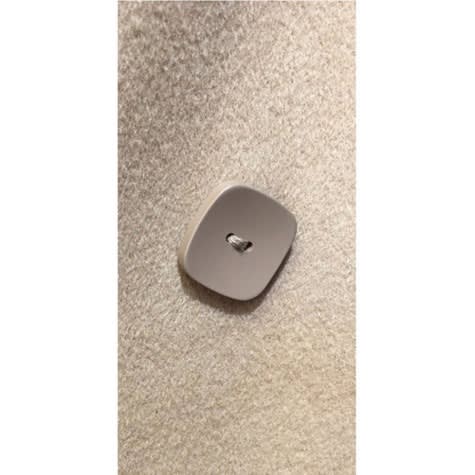 Medium Size Square Shaped Button - 10Pcs - Nude