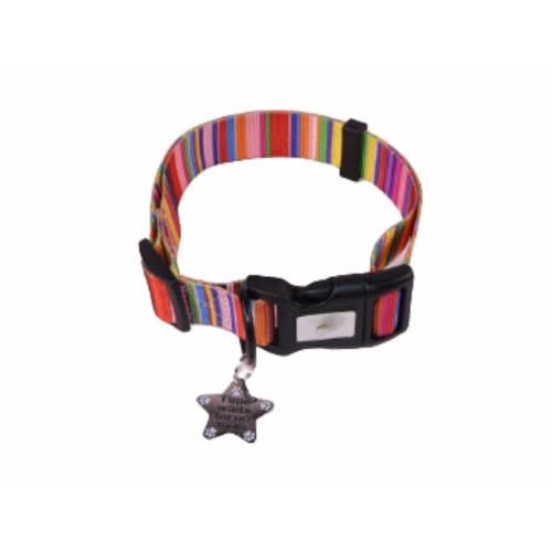 MJ Dog Premium Pattern Collar Nylon Mc