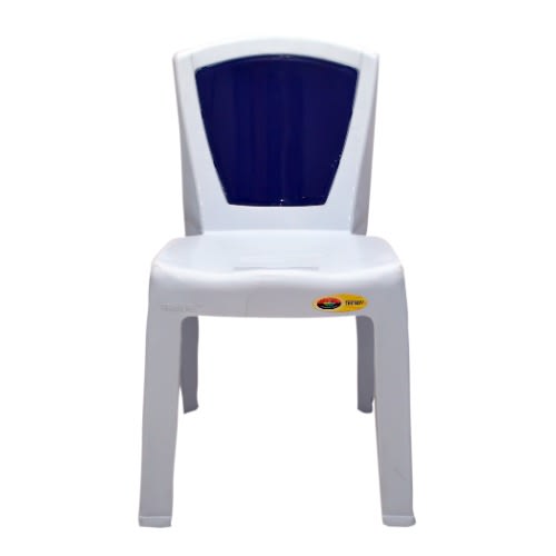 Double Color Mid Back Rest Plastic Chair
