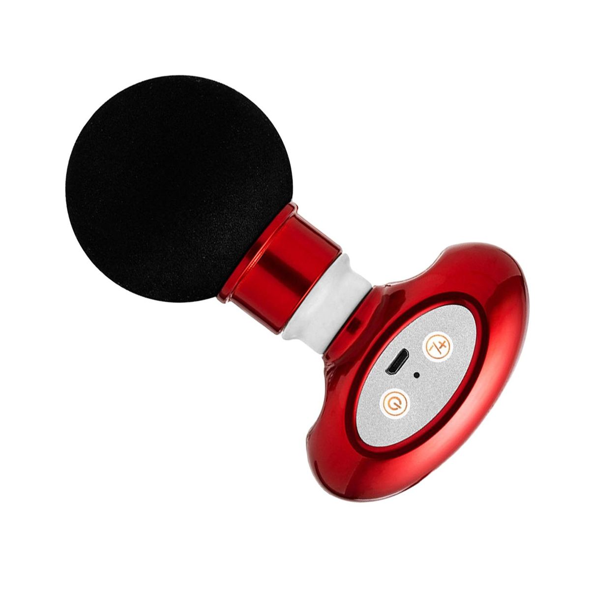 Portable Handheld Massager Wireless Handheld Mini Massager for Tissue Red