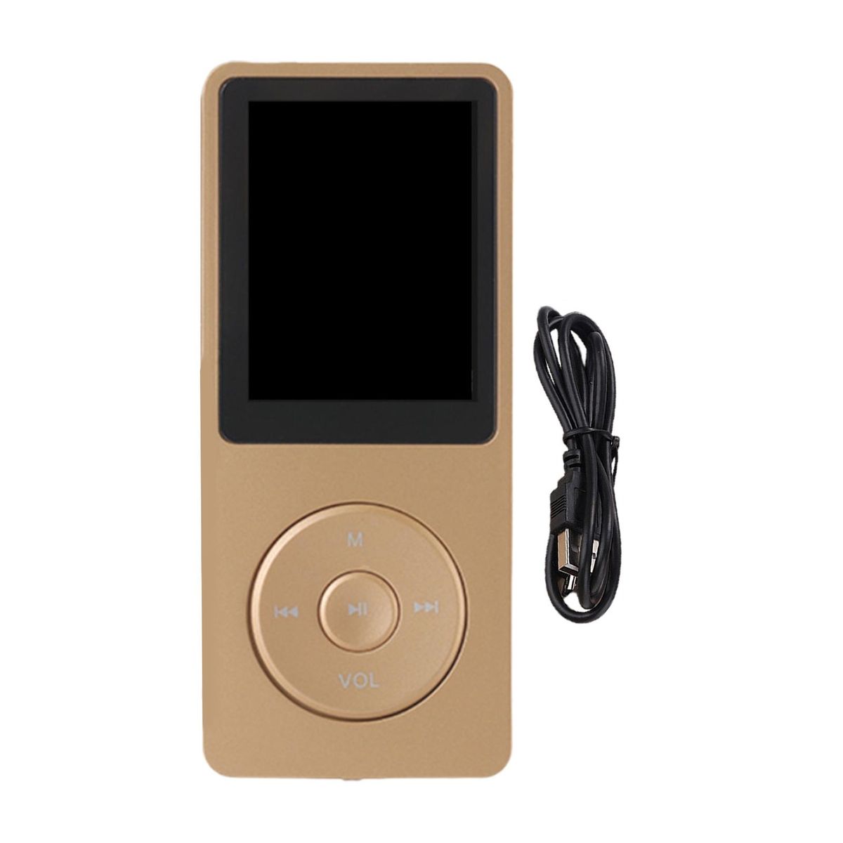 Mp4 Player with 16gb Memory Portable Mp4 Player with Built-in Speaker Golden