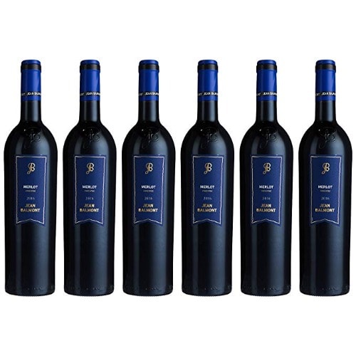 Jean Balmont Pays D'Oc Merlot Red Wine - 6 X 0.75L - 13% Vol