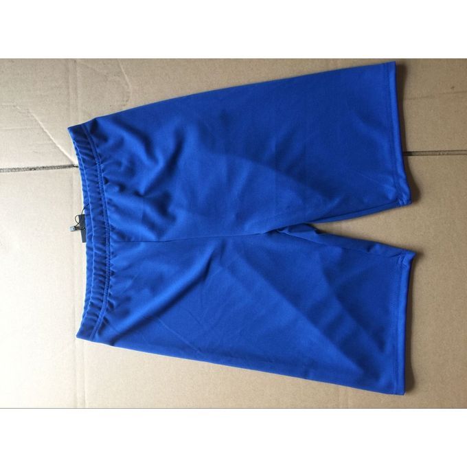 Fashion Front Slit Men Swimming Shorts Swimwear Quick Drying Swimming Trunks-Sky Blue-S