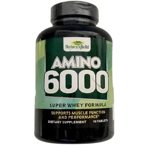 Nature's Field Amino 6000 Super Whey Formula - 90 Tablets