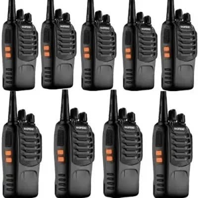 Walkie Talkie Two Way Radio Uhf 400-470mhz - Bf-888s - 9 pcs