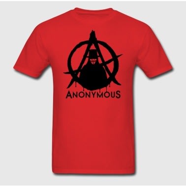 Anonymous Night Warrior Print Shirt