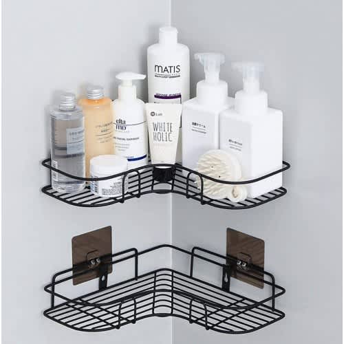 Bathroom Corner Shelf Rack - 2 Pcs