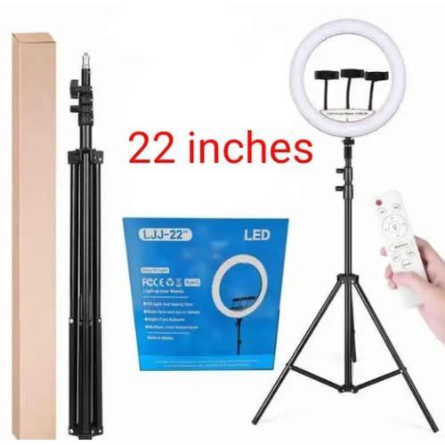 Dimmable Selfie Ring Light - 22inches