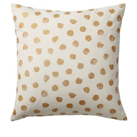 SkAggOrt Cushion (throw) Cover - White/gold