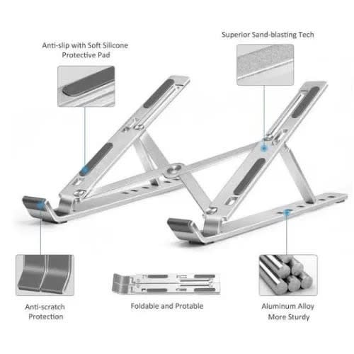 Foldable Laptop Stand - Aluminium