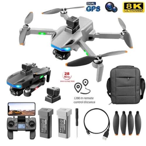 Ylrc S135 Pro 2000m Gps Professional Drone 5g Wifi 4k Camera 3-axis Gimbal With 2 Battery