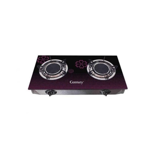 Infrared Glass Top Gas Cooker - Double Burners