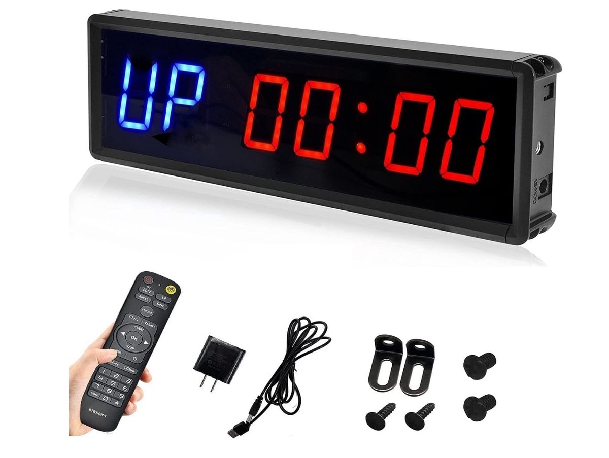 Count Down Or Up Digital Clock Stopwatch With Remote