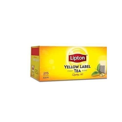 Lipton Yellow Tea - 25 Tea Bags X 3 Packets - 2g