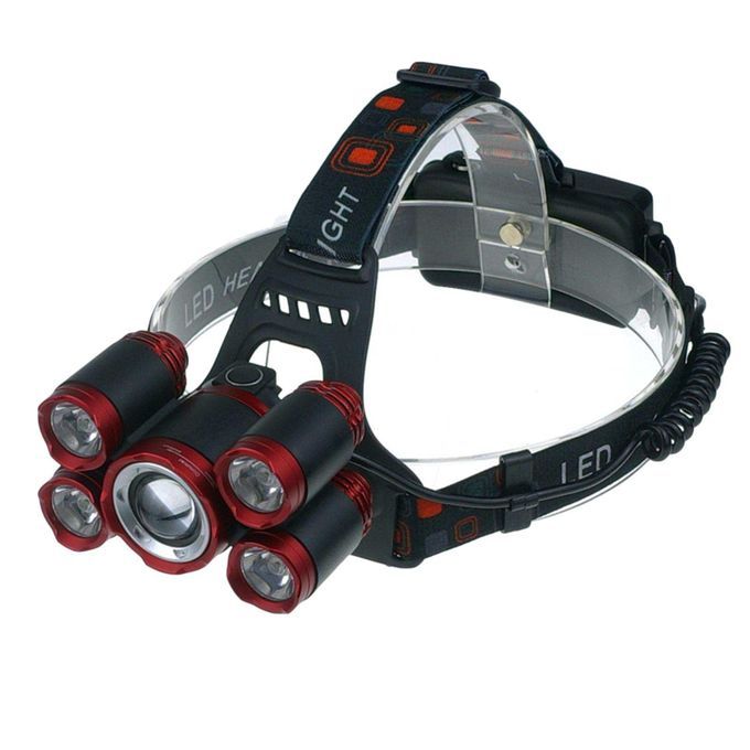 Bright T6 LED  Zoomable Headlight  Hunting Walking Head