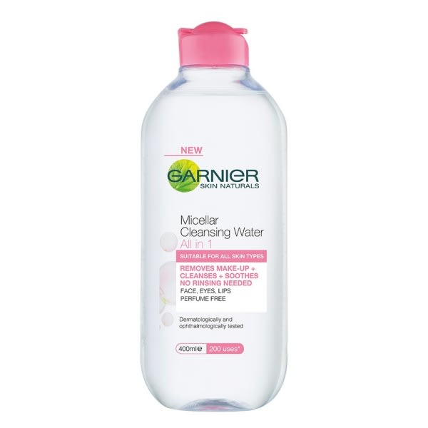 Micellar Cleansing Water, Facial Cleanser, Makeup Remover & Suitable for sensitive skin - 400ml