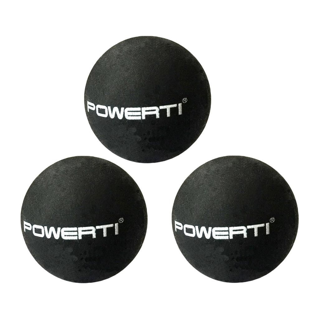 3 Lot Squash Ball Double Yellow Dots Practicing Balls Replacement