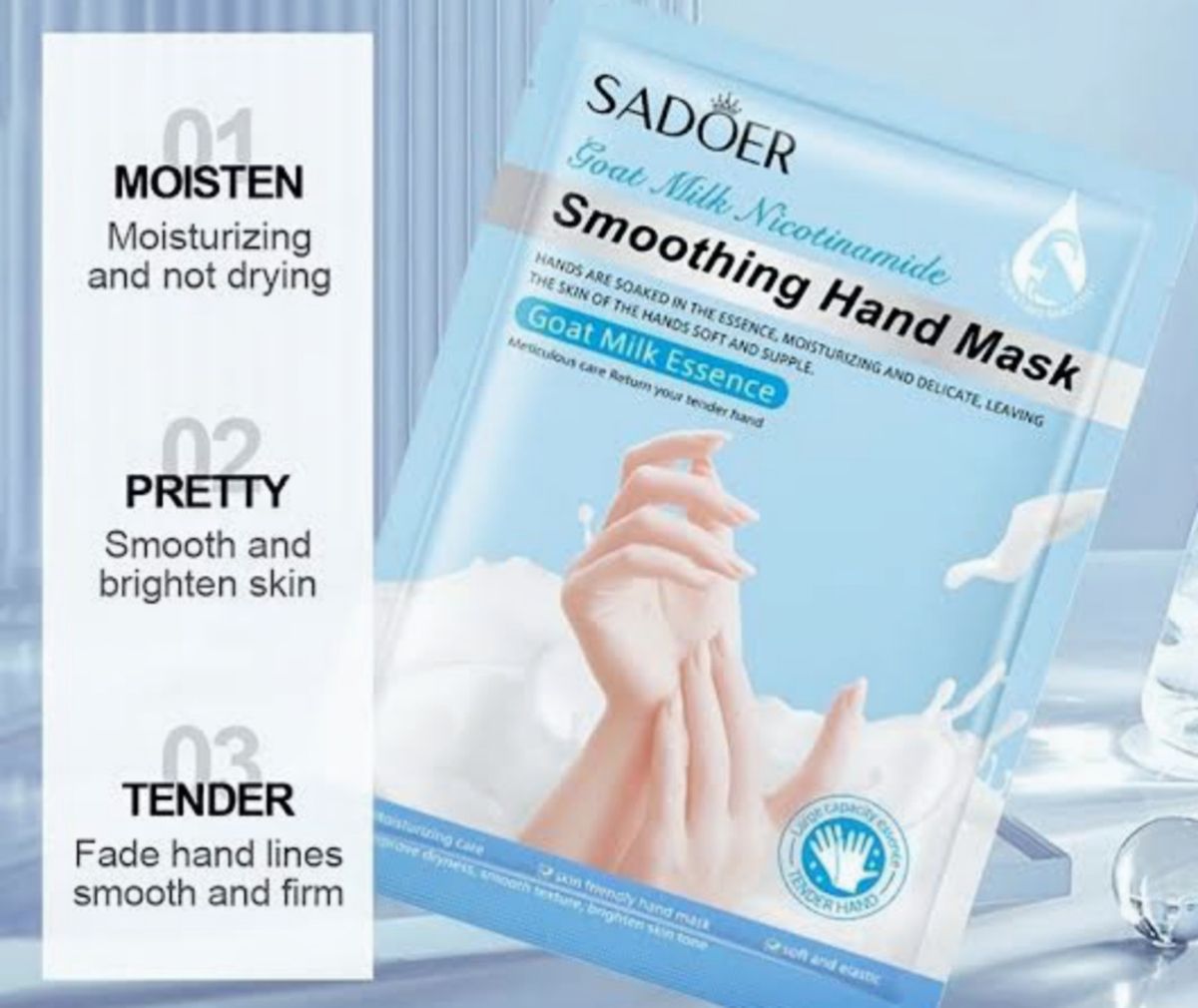 Hand Mask Goat Milk Niacinamide Exfoliating HandMask