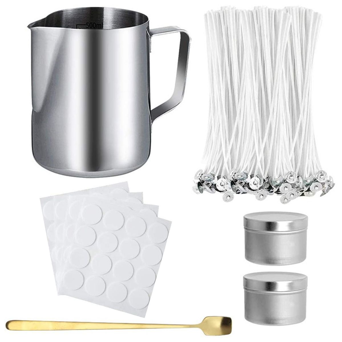 DIY Candle Making Kit Supplies With Candle Jars Candle Wicks