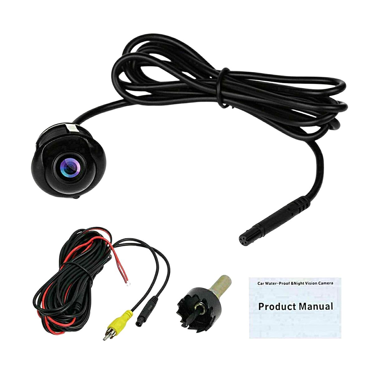 Rearview Camera High Resolution Rear View Camera Black