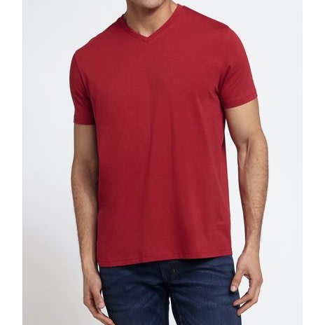 Slim Fit V-neck Stretch T-shirt
