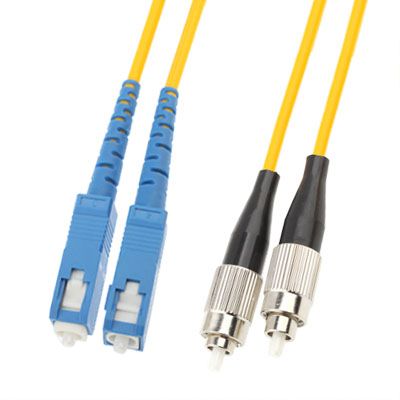 SC-FC 3m Dual-Core Single Mode Fiber Optic Jumper