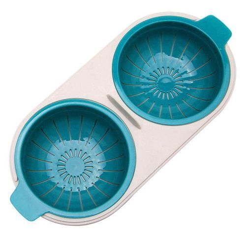 Perfect Poached Eggs Easy Egg Perfectly Time Cooker Kitchen Poaching Blue