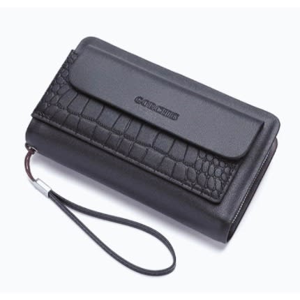 Men's Handy Clutch Purse - Grey + Free Gift