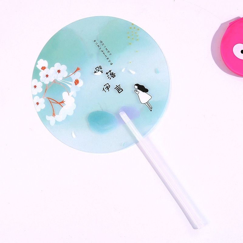 Fan Cute Boda веер PP Portable Hand Summer Fan Para Plastic Cartoon Abanicos Party Fan Mini 8 Styles Fan Shell Gifts Cooling