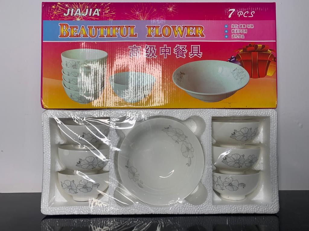 7 Pieces Soup And Salad Bowl