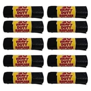 Disposable Heavy Duty Trash Rubbish Waste Dust Bin Nylon - 10 Packs