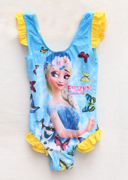 Girl's Frozen One Piece Swim Suit