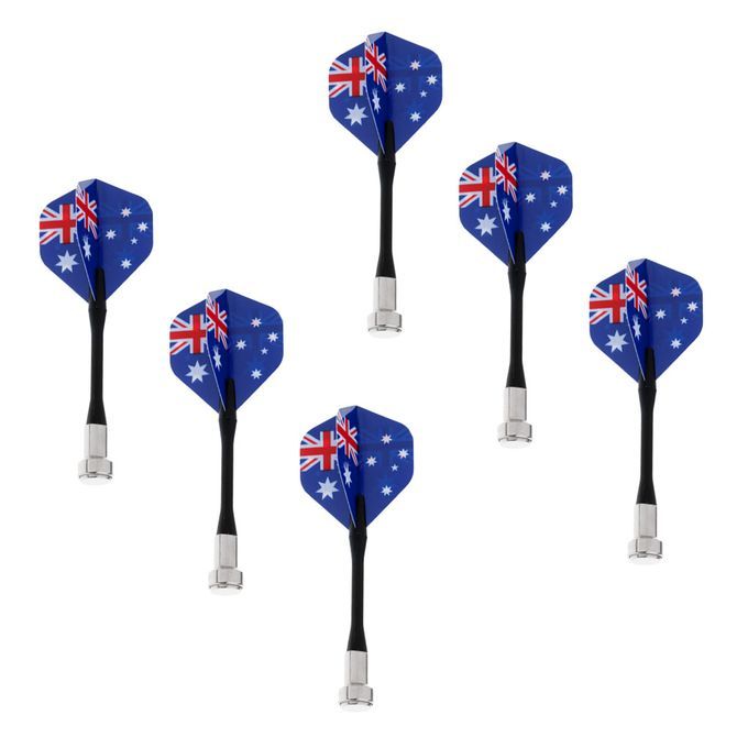 6 Packs Magnetic Darts For Magnet   Dart Board AU National Flag AU