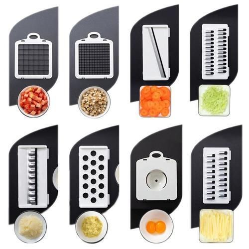 7 In 1 Multi Purpose Vegetable Cutter Food Slicer Dicer Nicer Vegetable Fruit Peeler Chopper Cutter Carrot Cheese Grater Kitchen