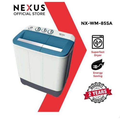 8.5KG Washing Machine Semi-Auto Twin-Tub - (Wash/Spin/Drain)