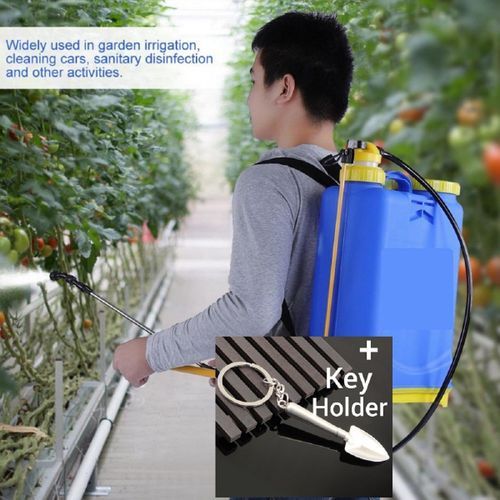 DIY 16 Litres KNAPSACK Manual Chemical Sprinkler Fumigation Agriculture Gardening Farming Implement Tool Insecticide Pesticide Herbicide Fertilizer Sprayer Machine +Key Holder