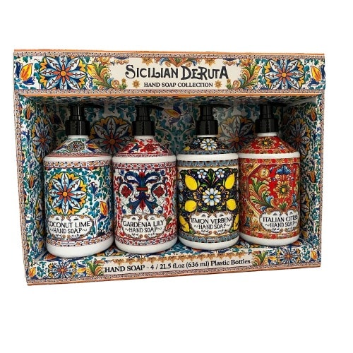 Sicilian Deruta Hand Wash Soap - 4 X 21.5 Fl.oz