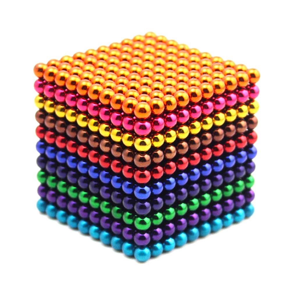 1000Pcs 5mm Magnetic Ball Set Magic Magnet Cube Building Toy