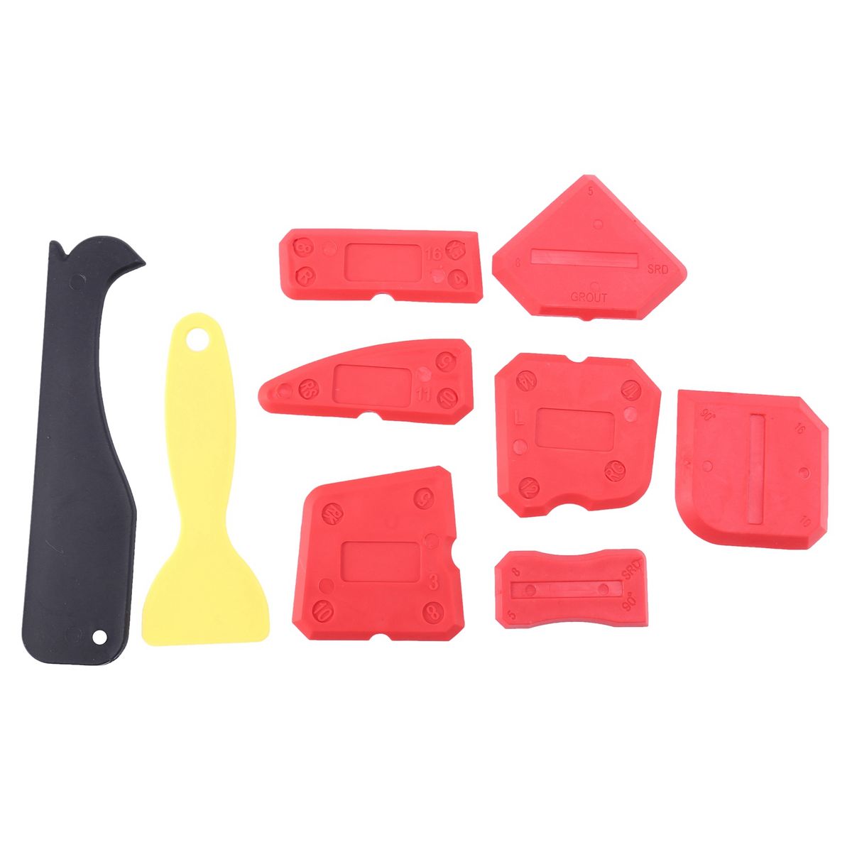 9 Pieces Silicone Sealant Finishing Smoothing Caulking Tool