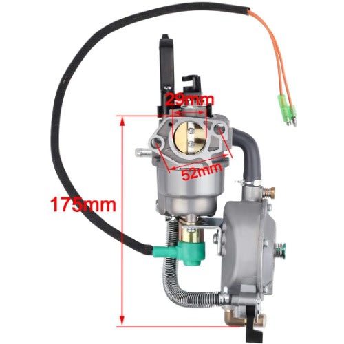 188f Dual Gasoline Lpg Generator Carburetor 5kva - 6.5kva
