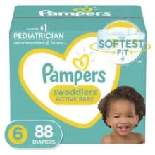 Swaddlers Diapers - Size 6 - 88 Diapers