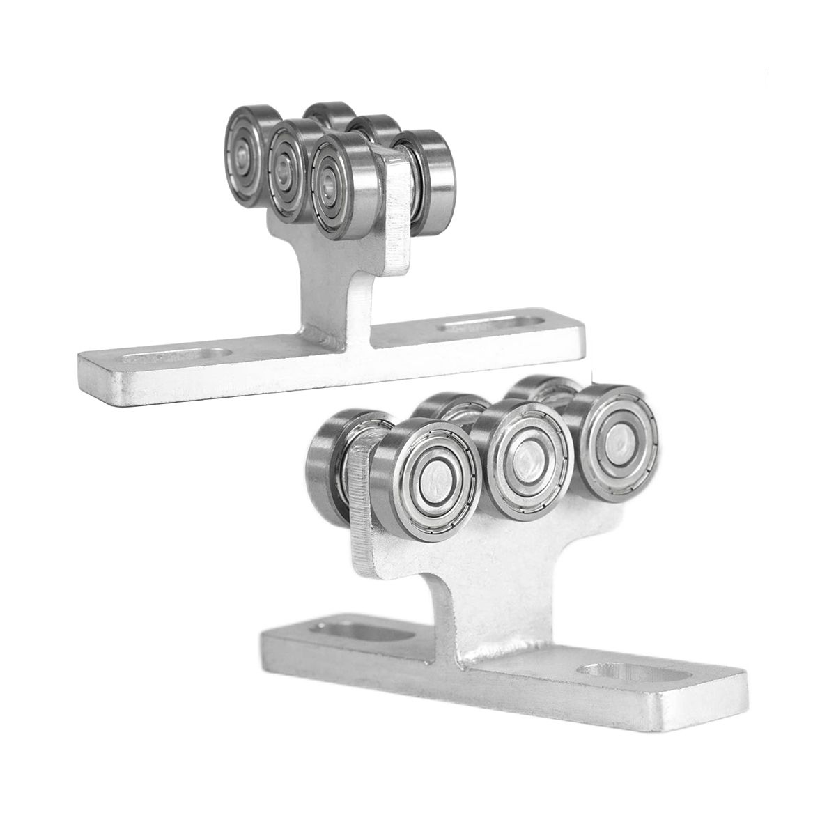 2 Pcs Electric Hoist Installation Roller Trolley for 1-5/8 i