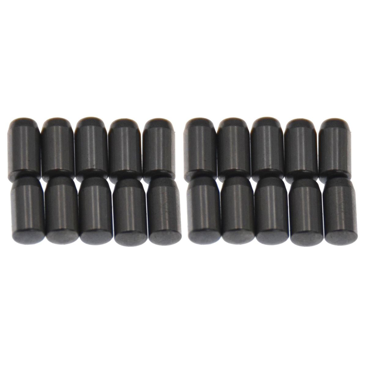 20Pcs Carbon Steel Dowel Rod 0.16Inch Dia Roll Pin Fasten