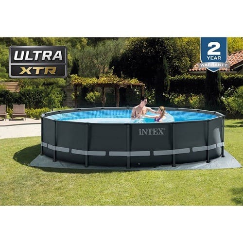 16ft X 48in Ultra XTR Pool Set With Sand Filter Pump, Ladder, Ground Cloth & Pool